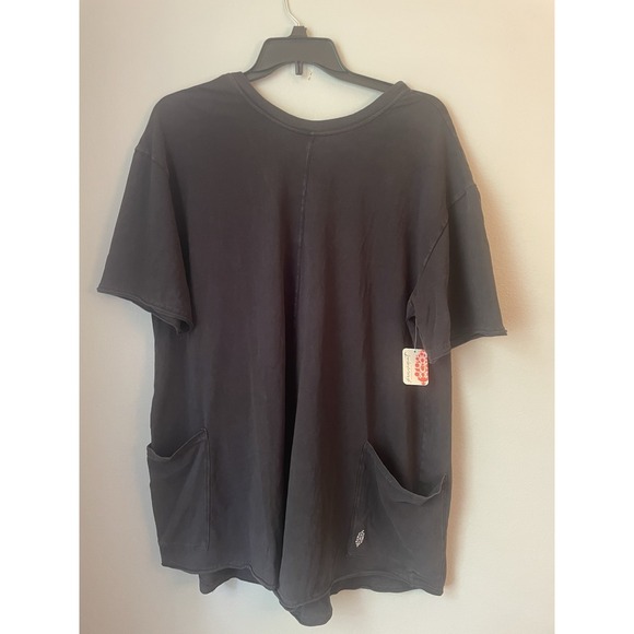 Free People Pants - Free People Movement Black Hot Shot Tee Romper XL One Piece NWT